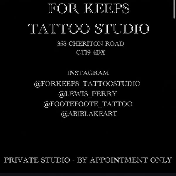 For Keeps Tattoo Studio - For Keeps Tattoo Studio